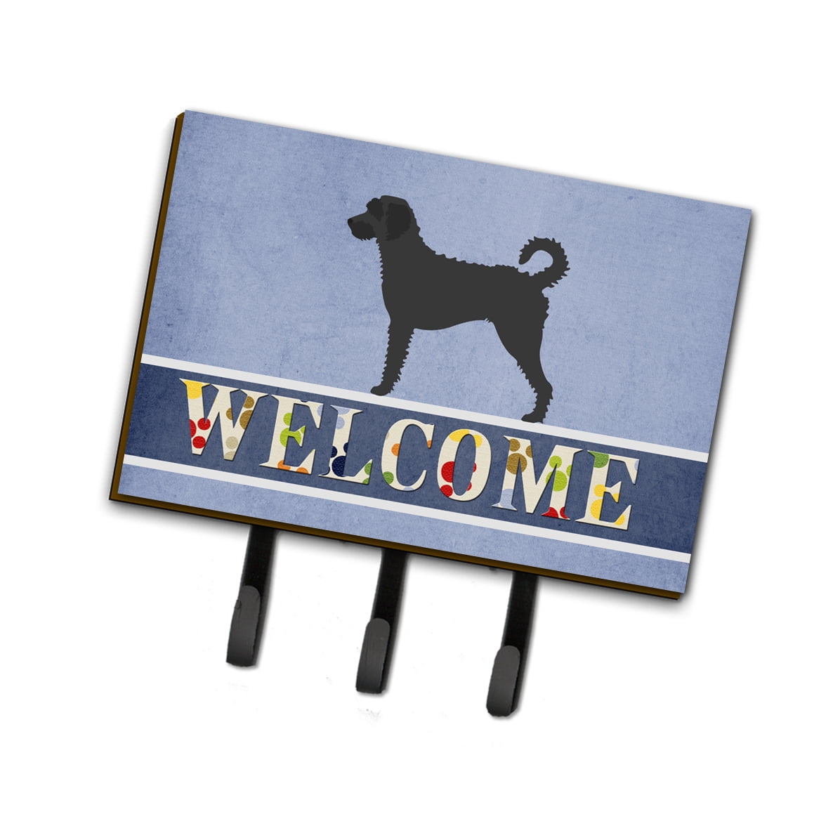 BB8337TH68 Labradoodle Welcome Leash or Key Holder