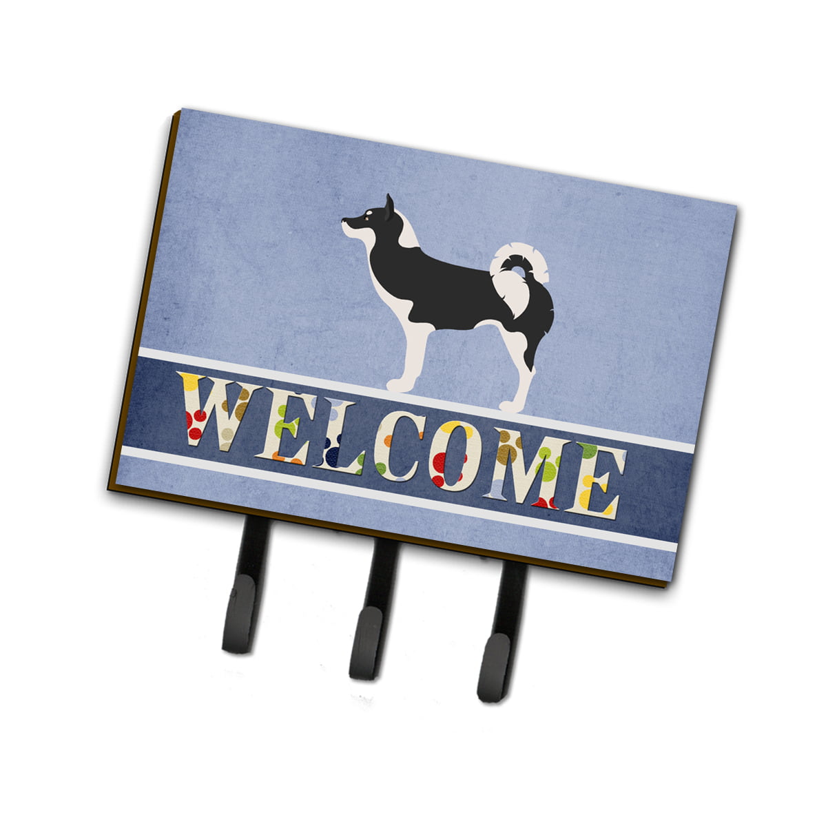 BB8338TH68 Greenland Dog Welcome Leash or Key Holder