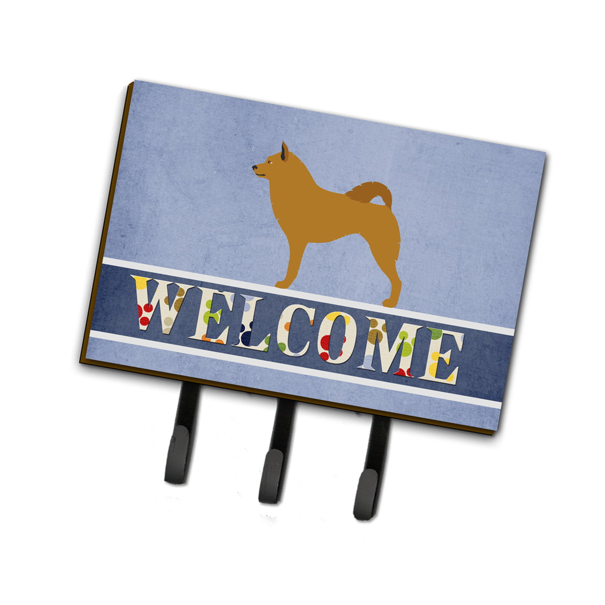 BB8343TH68 Finnish Spitz Welcome Leash or Key Holder