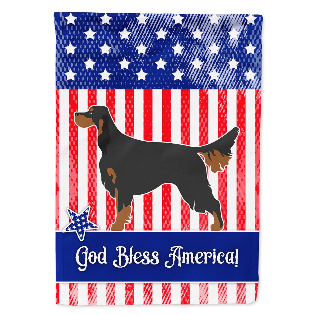Gordon Setter American Garden Flag
