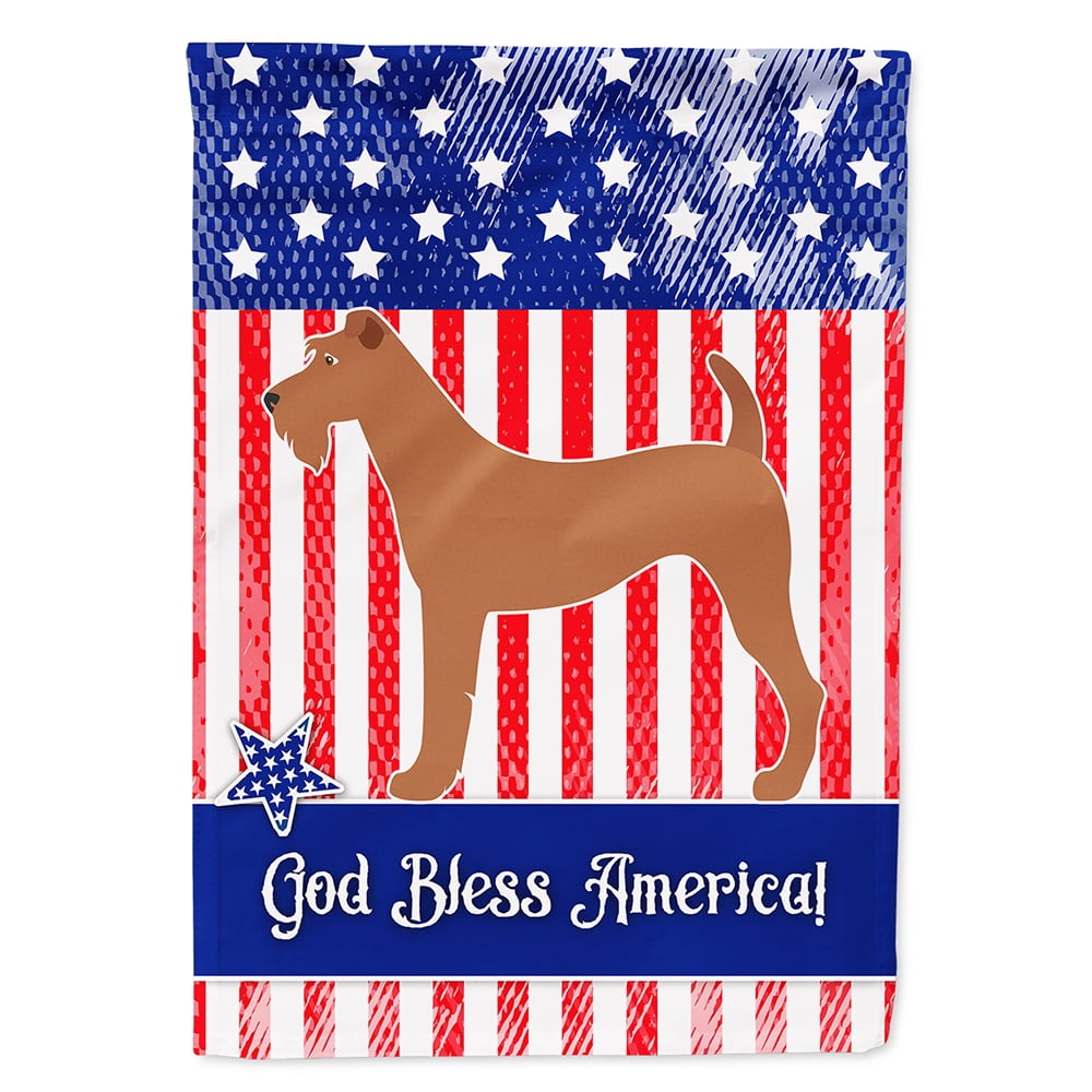 Irish Terrier American Garden Flag