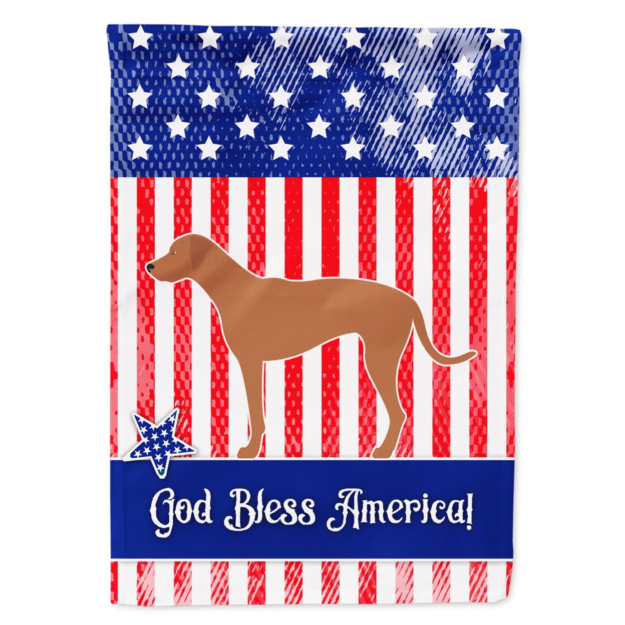 BB8358GF Rhodesian Ridgeback American Garden Flag