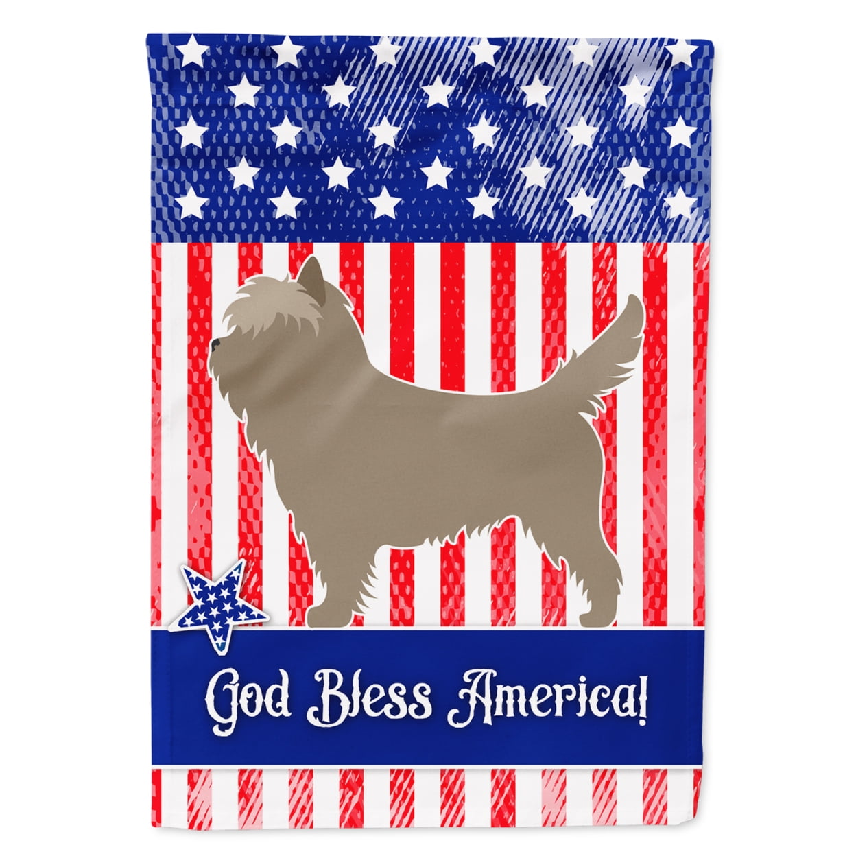 Cairn Terrier American Garden Flag