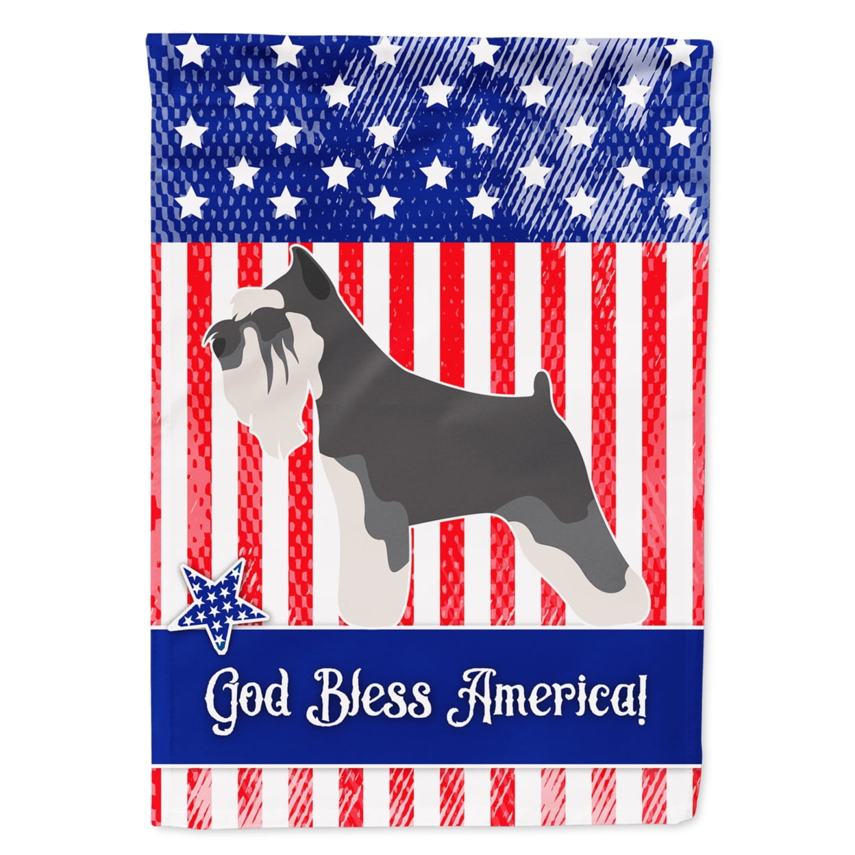 Miniature Schnauzer American Garden Flag