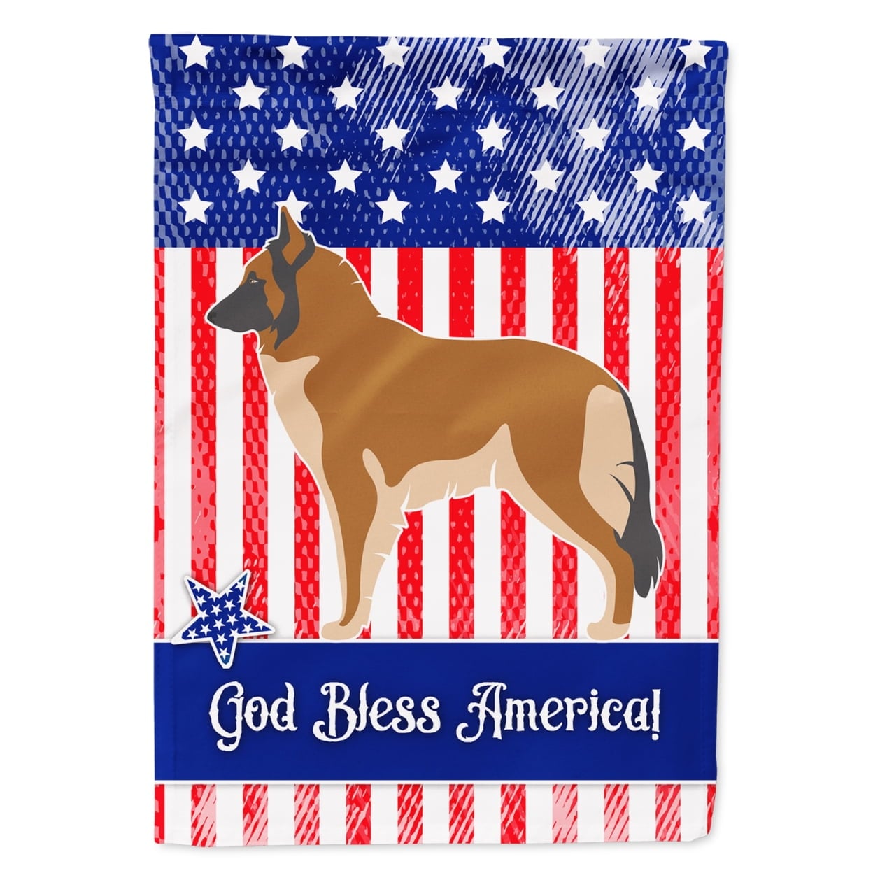 Belgian Tervuren American Garden Flag