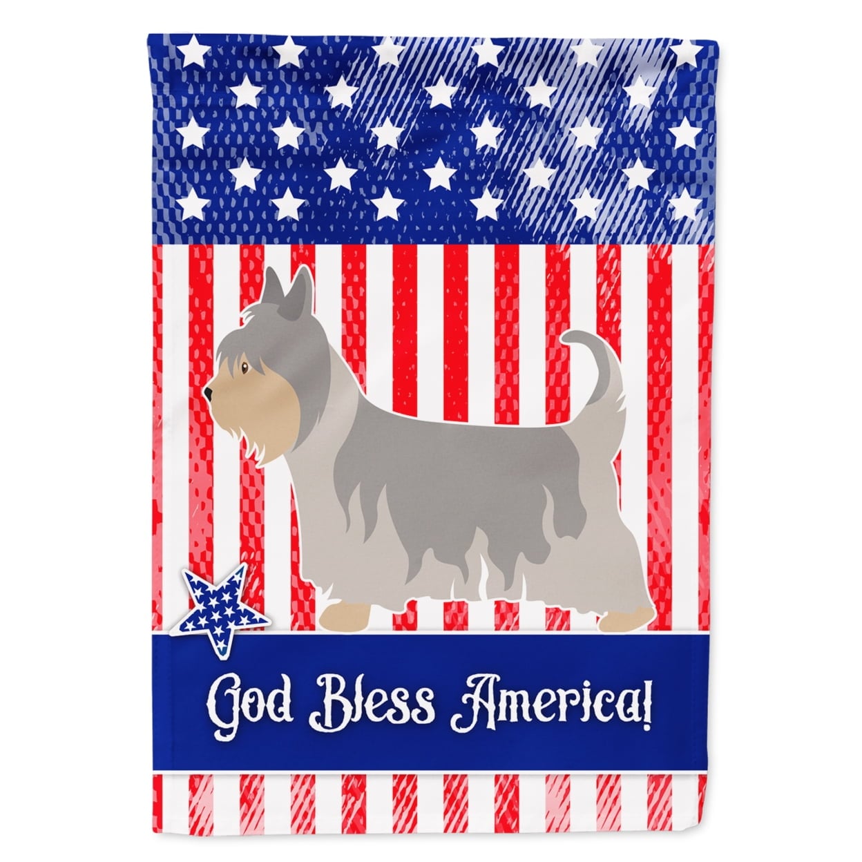 Australian Silky Terrier American Garden Flag