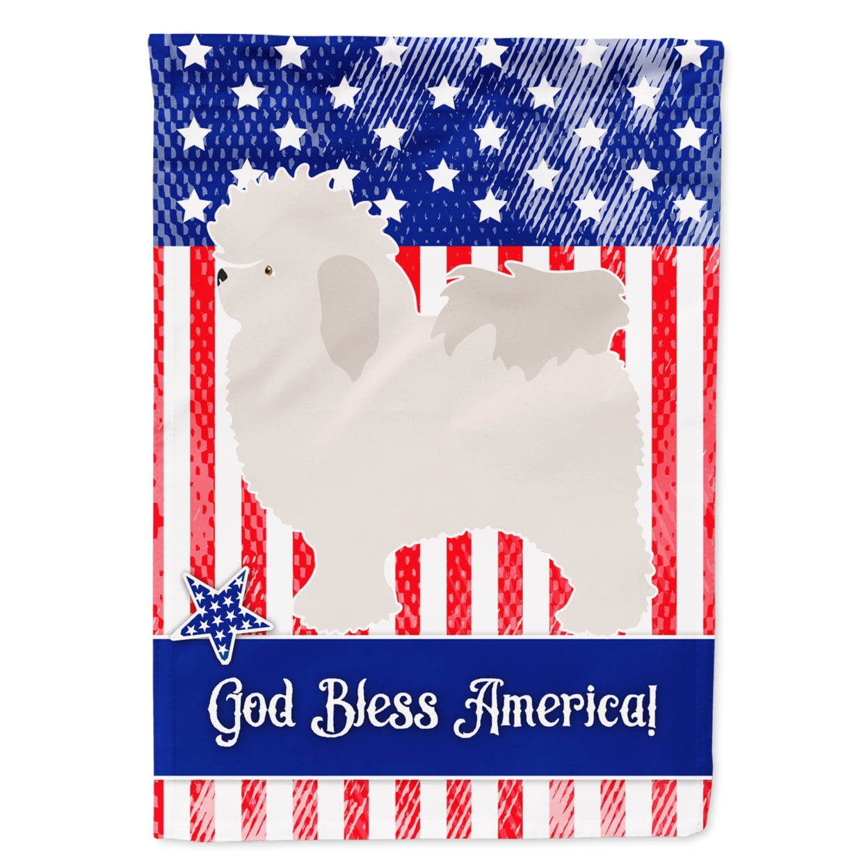 Bolognese American Garden Flag