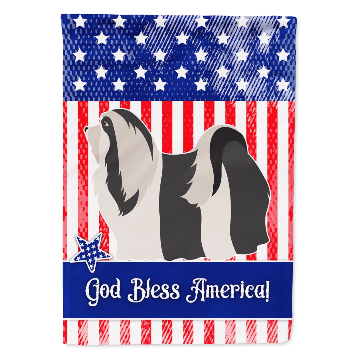 Havanese American Garden Flag