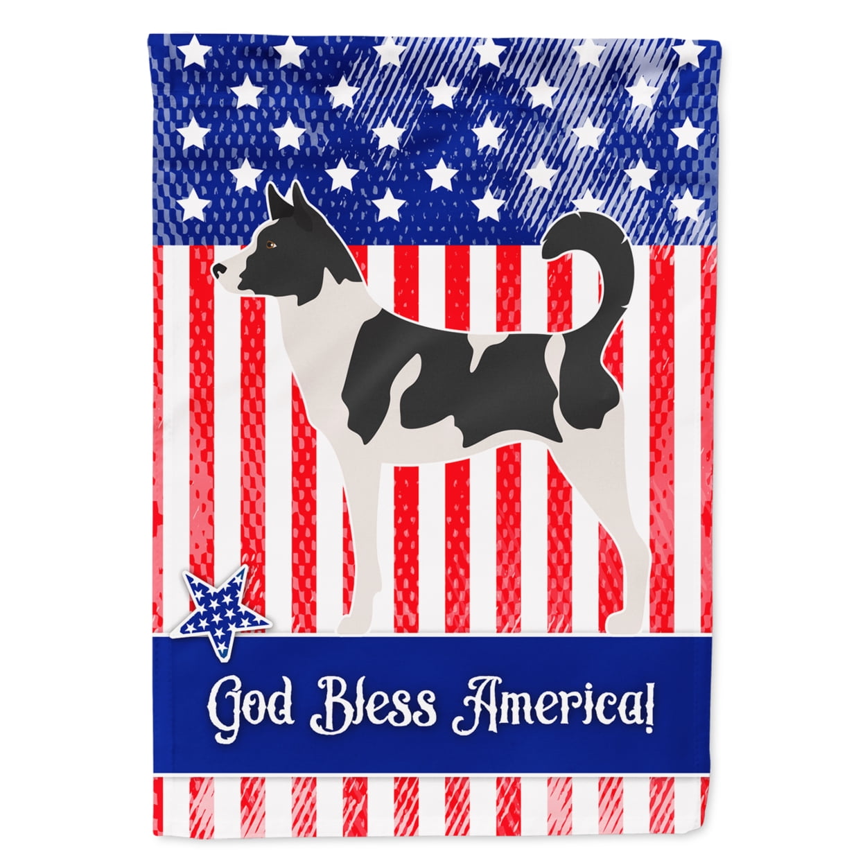 Canaan Dog American Garden Flag