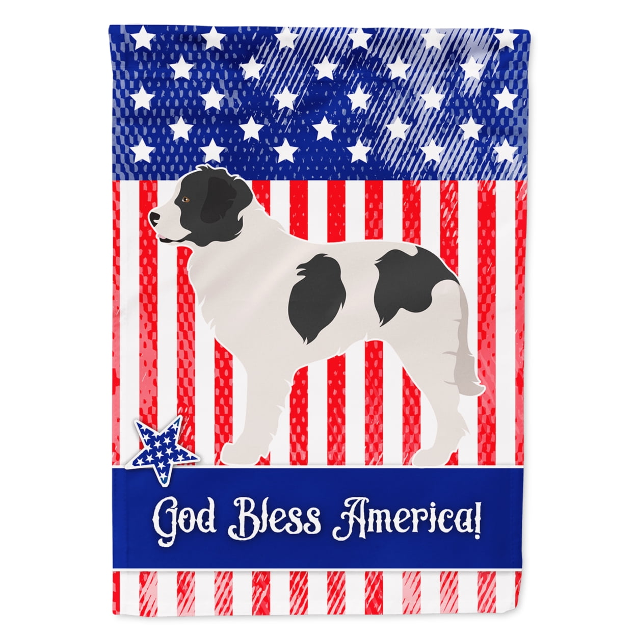 Landseer American Garden Flag