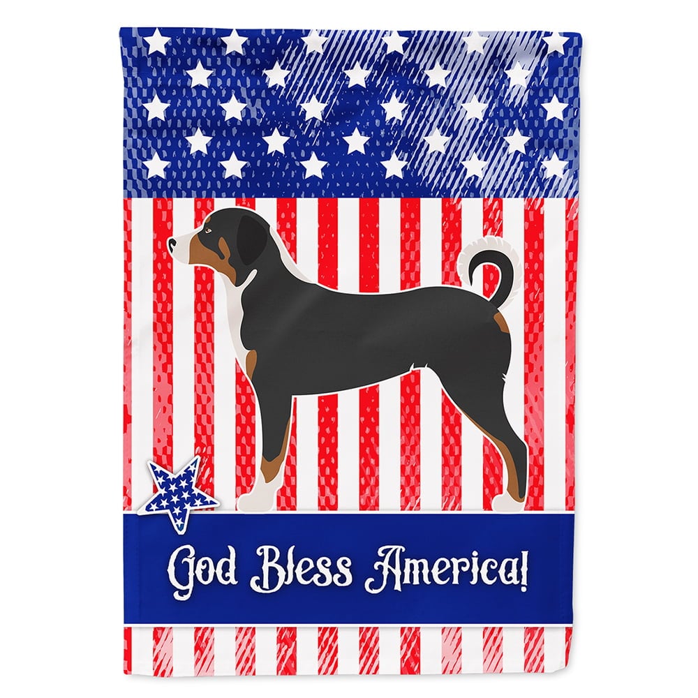 Appenzeller Sennenhund American Flag Canvas House Size