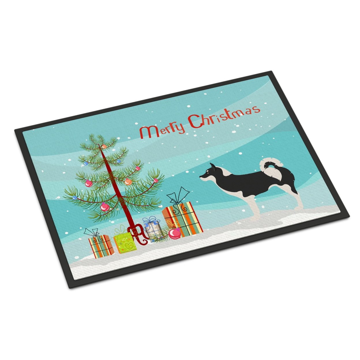 Picture of Carolines Treasures BB8500MAT Greenland Dog Christmas Indoor or Outdoor Mat - 18 x 27 in.