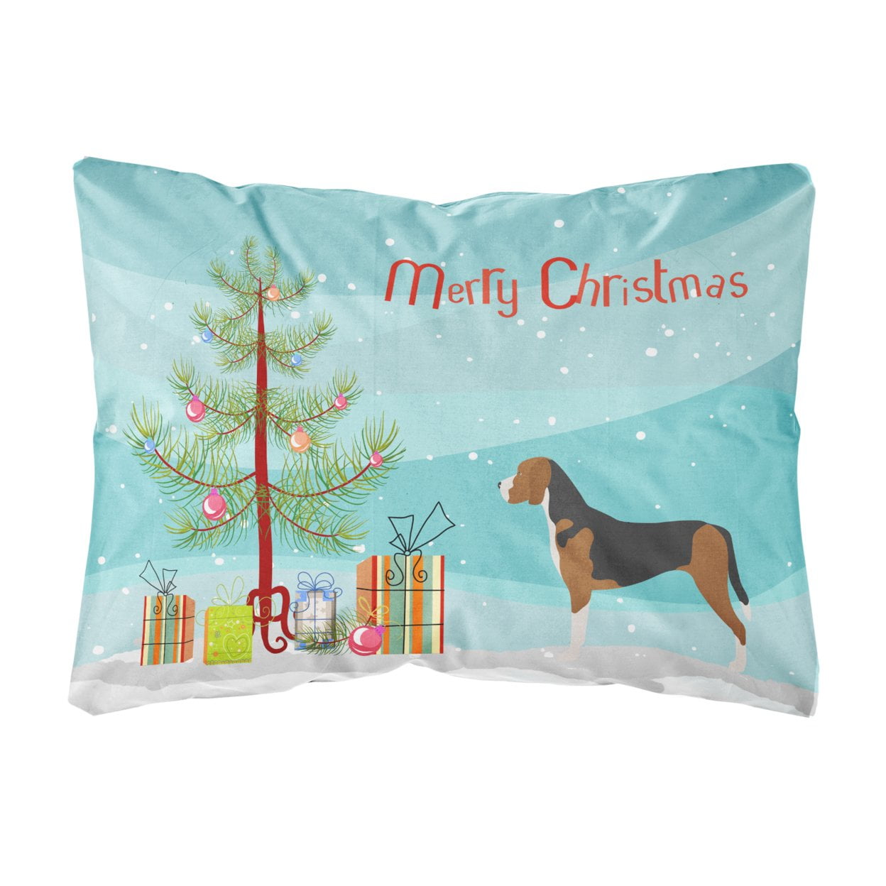 Hamiltonstövare Christmas Canvas Fabric Decorative Pillow - Multi Colored