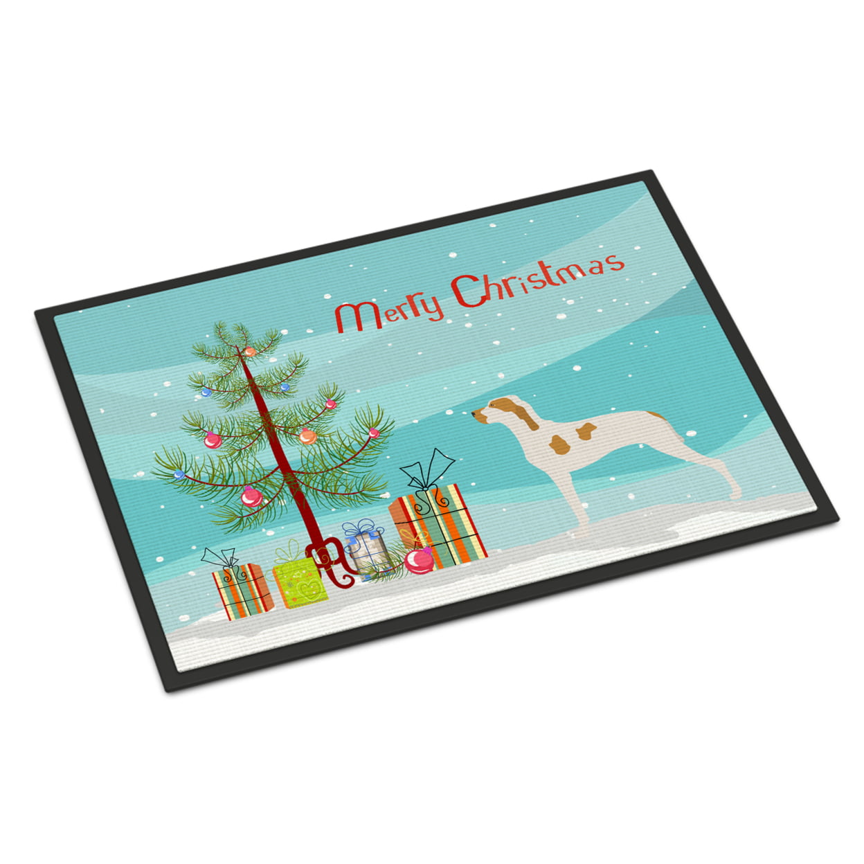 BB8434MAT Ariege Pointer Christmas Indoor or Outdoor Mat - 18 x 27 in.