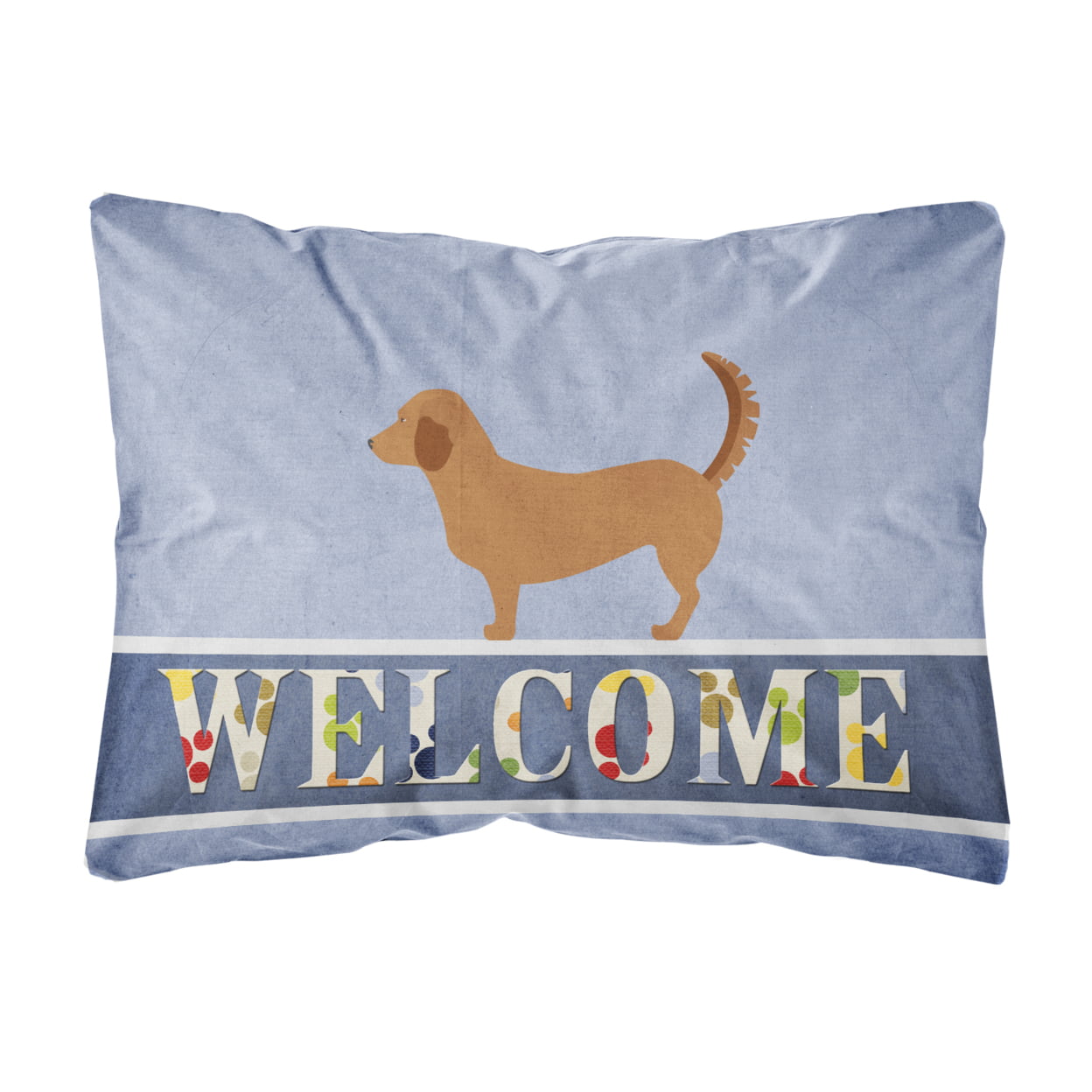 Alpine Dachsbrake Canvas Fabric Decorative Pillow