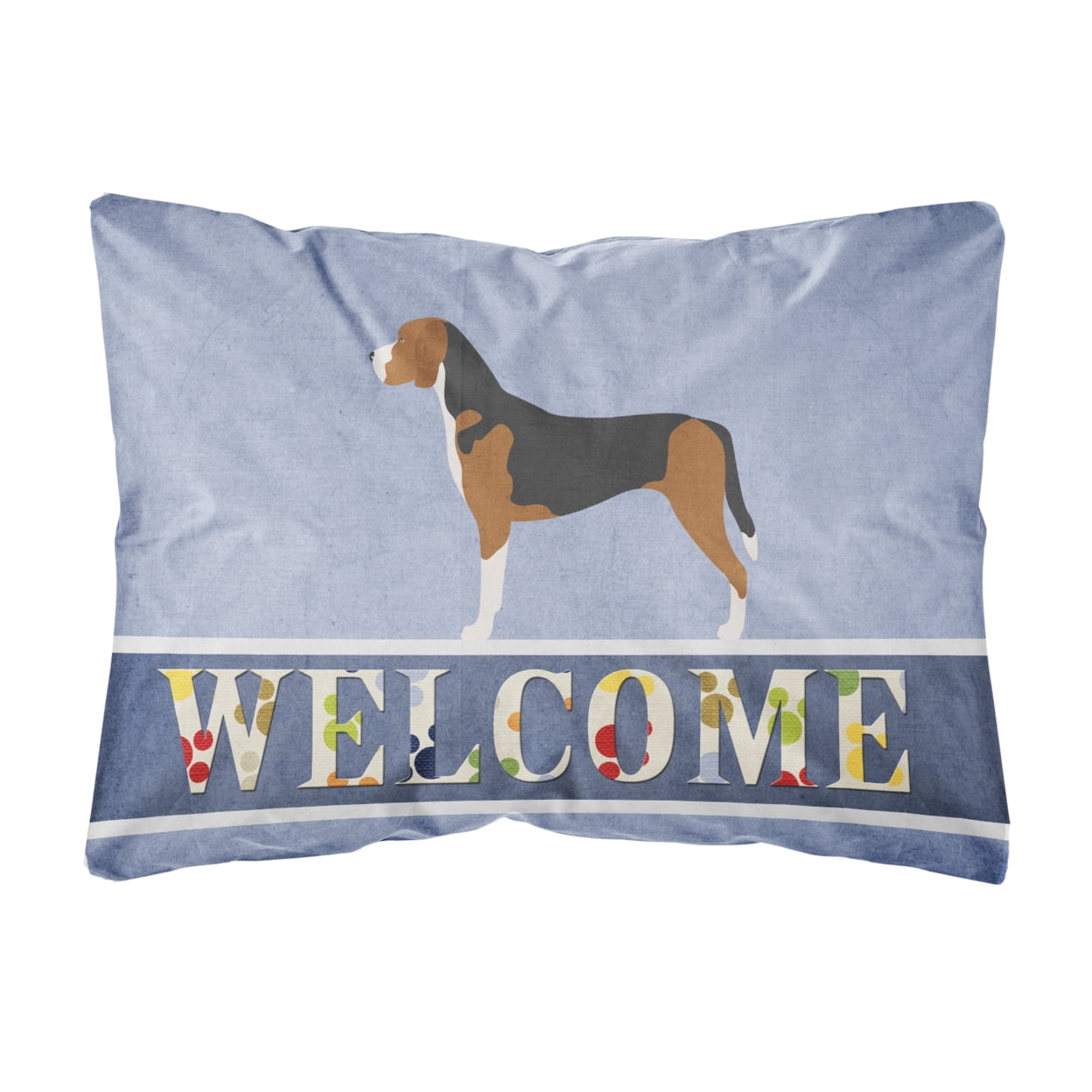 Hamiltonstövare Welcome Canvas Fabric Decorative Pillow