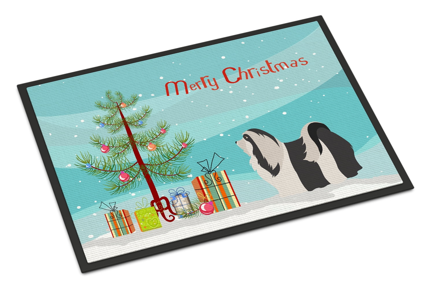 Havanese Christmas Indoor or Outdoor Mat - 24 x 36 in.