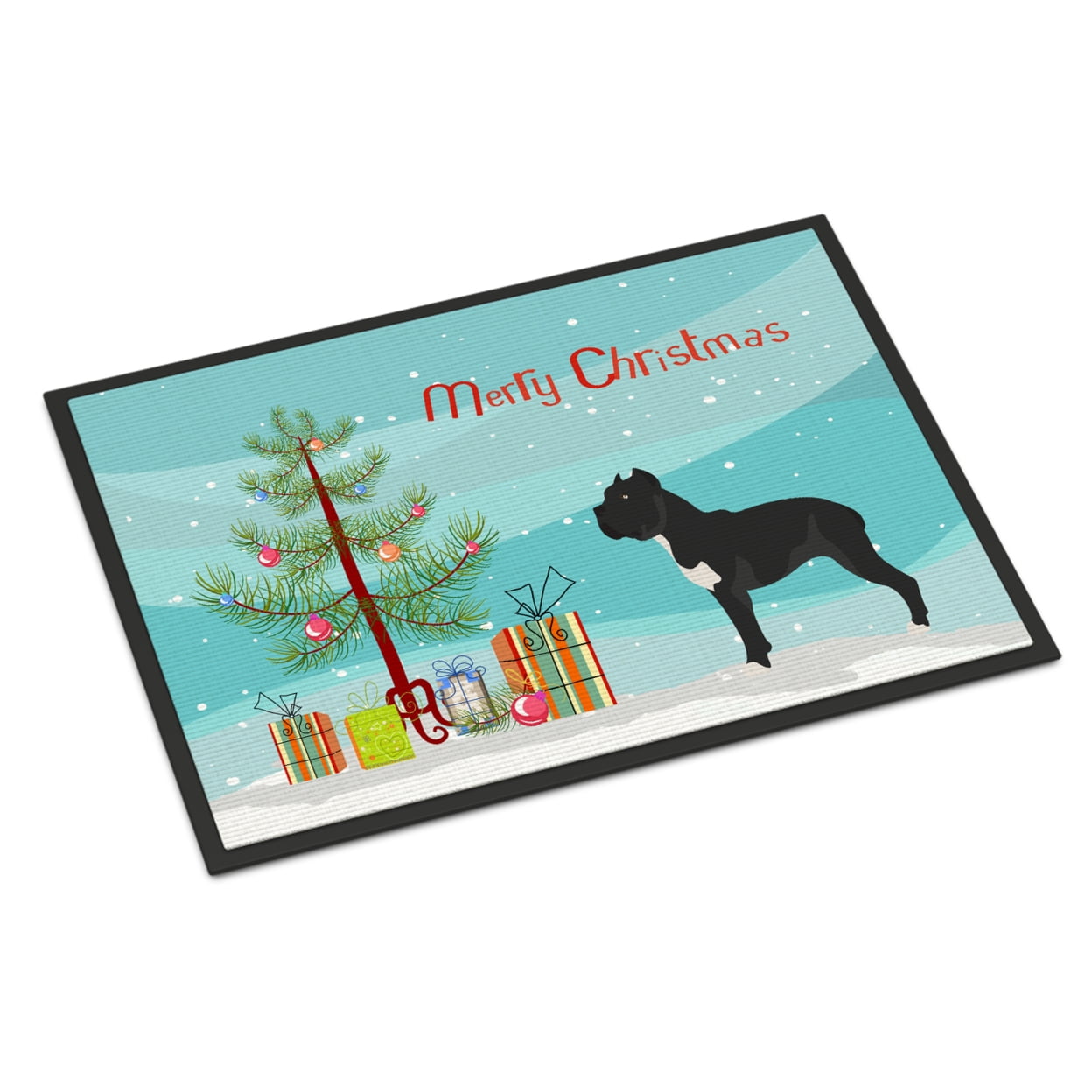 Cane Corso Christmas Indoor or Outdoor Mat - 24 x 36 in.