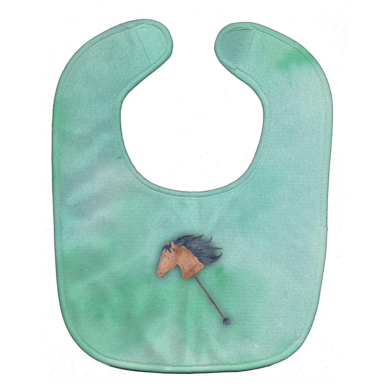 Stick Horse Watercolor Baby Bib