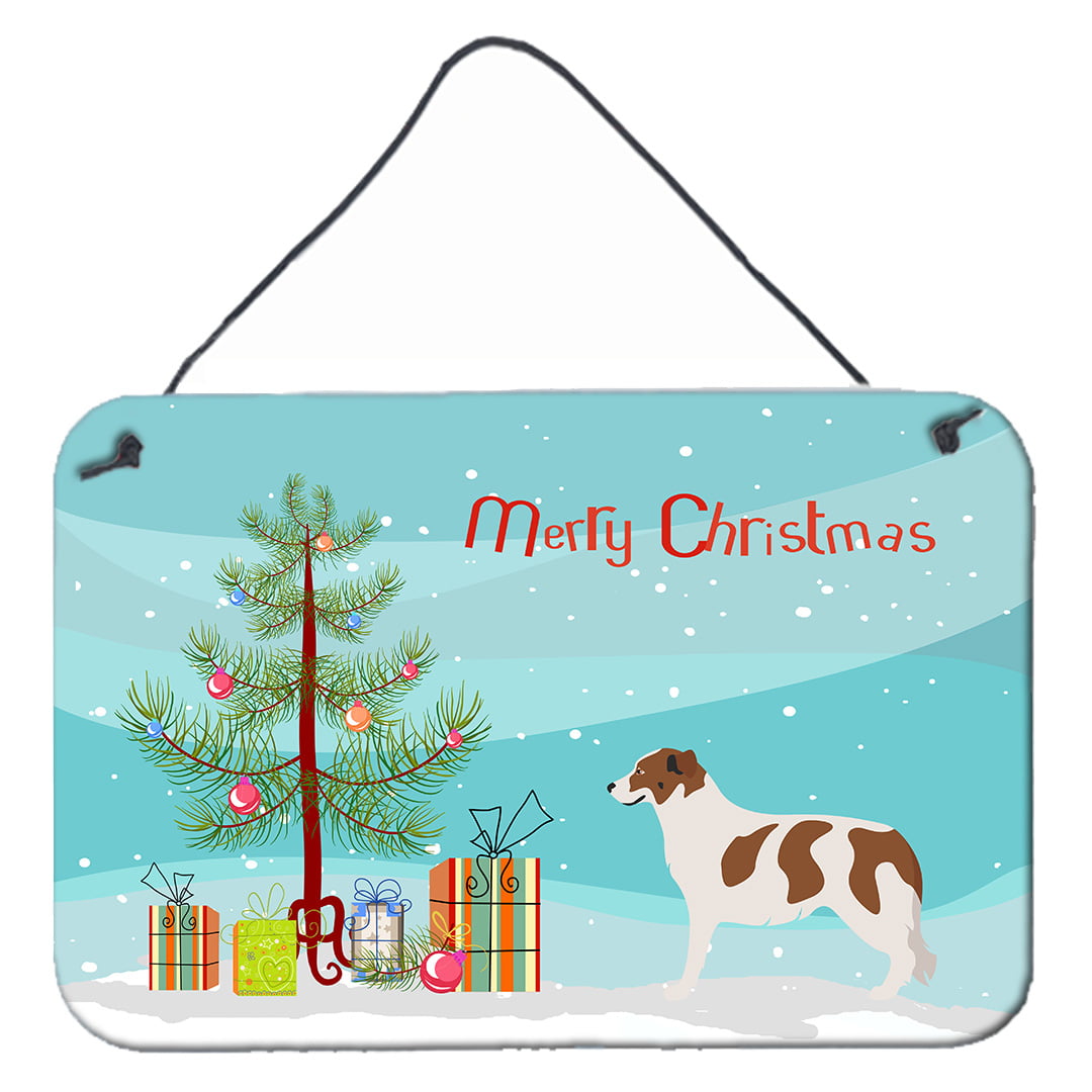Picture of Carolines Treasures BB8496DS812 Aidi Atlas Mountain Dog Christmas Wall or Door Hanging Prints