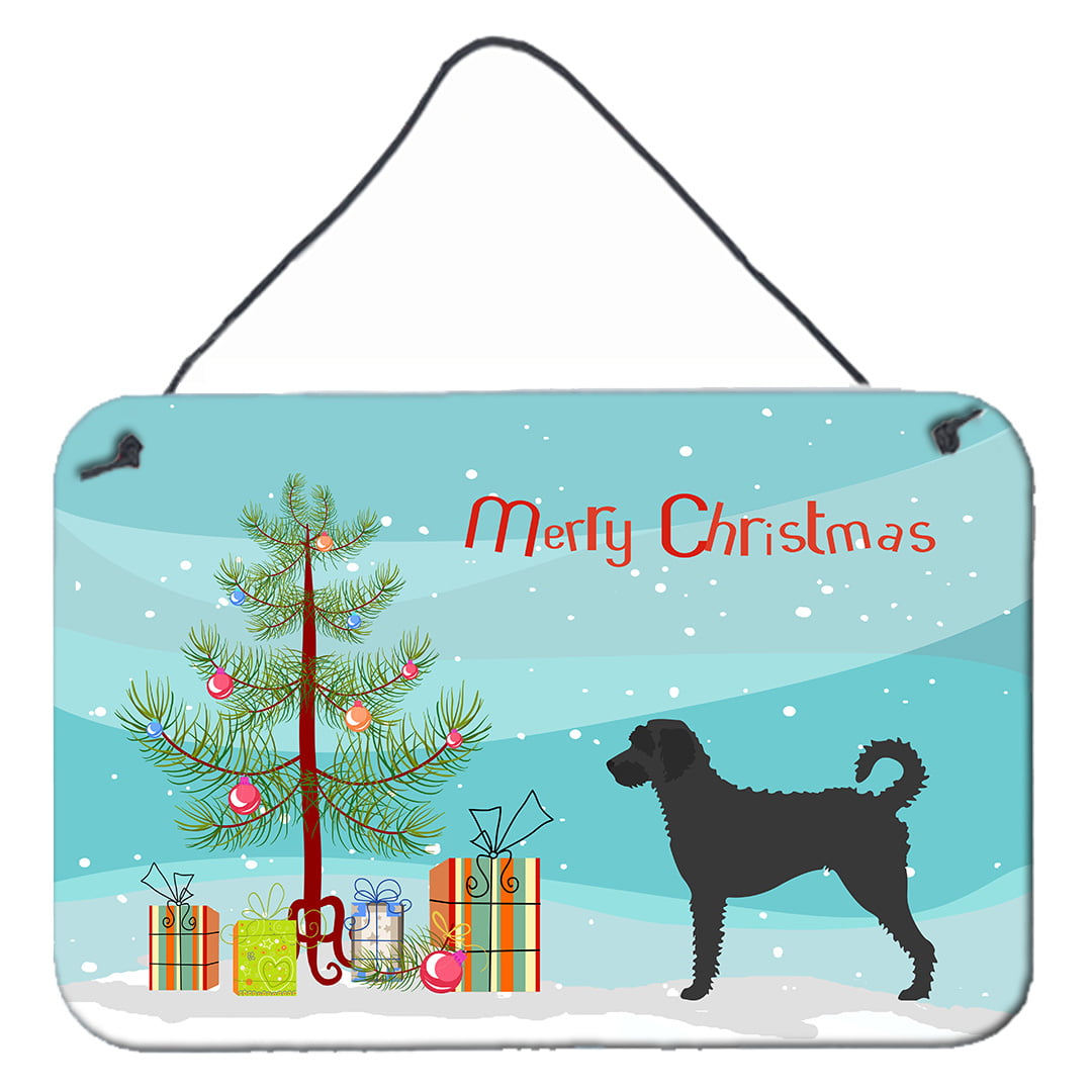 Labradoodle Christmas Wall or Door Hanging Prints