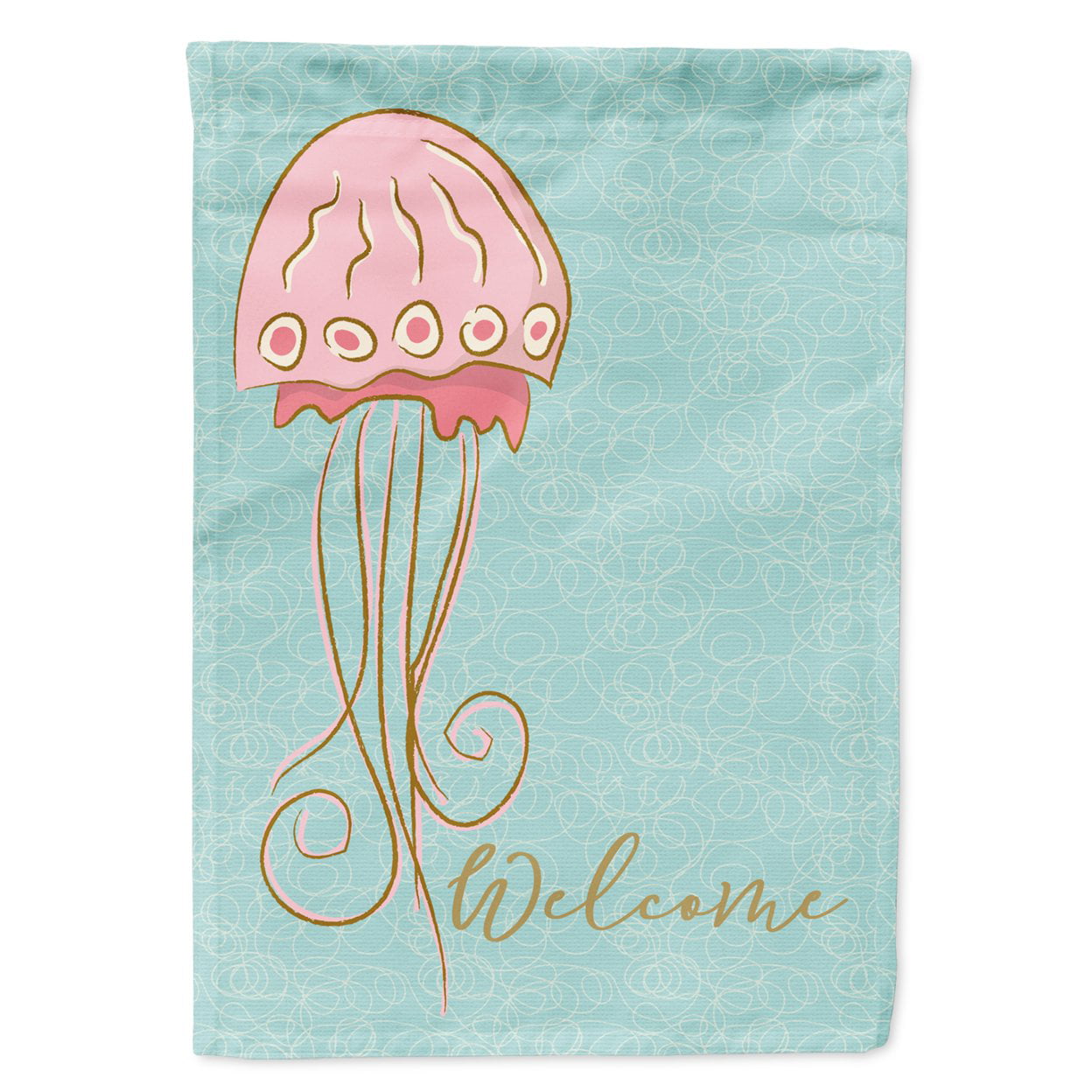 Jelly Fish Welcome Garden Flag