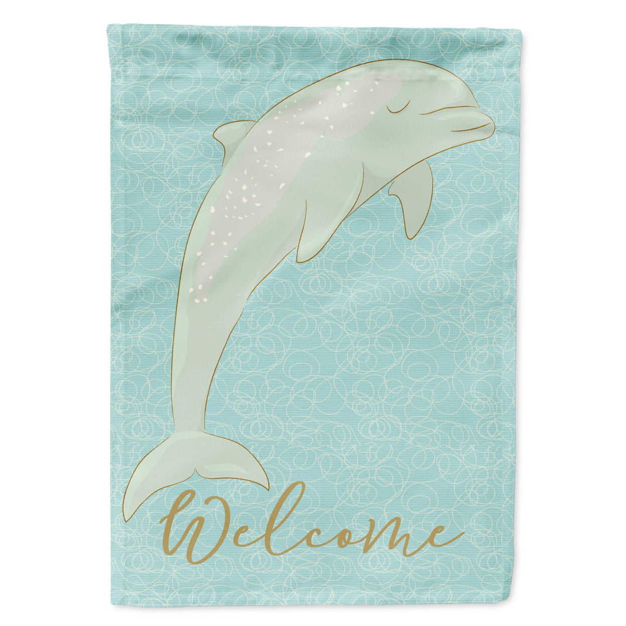 Dolphin Welcome Garden Flag