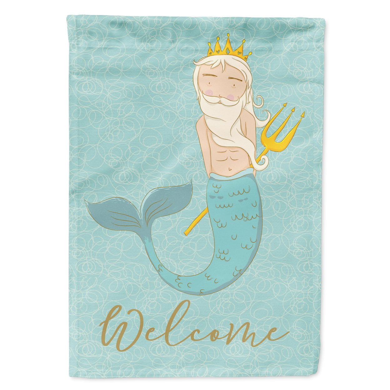 Neptune Merman Welcome Garden Flag