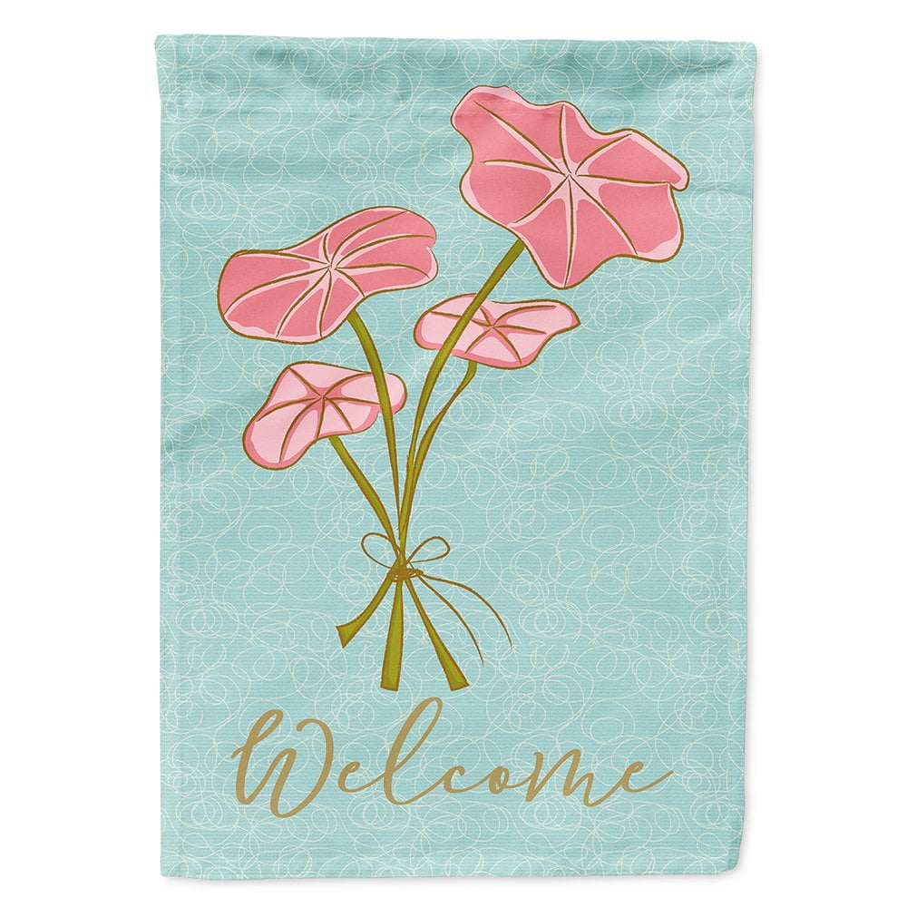 Bunch of Flowers Welcome Flag Canvas House Size