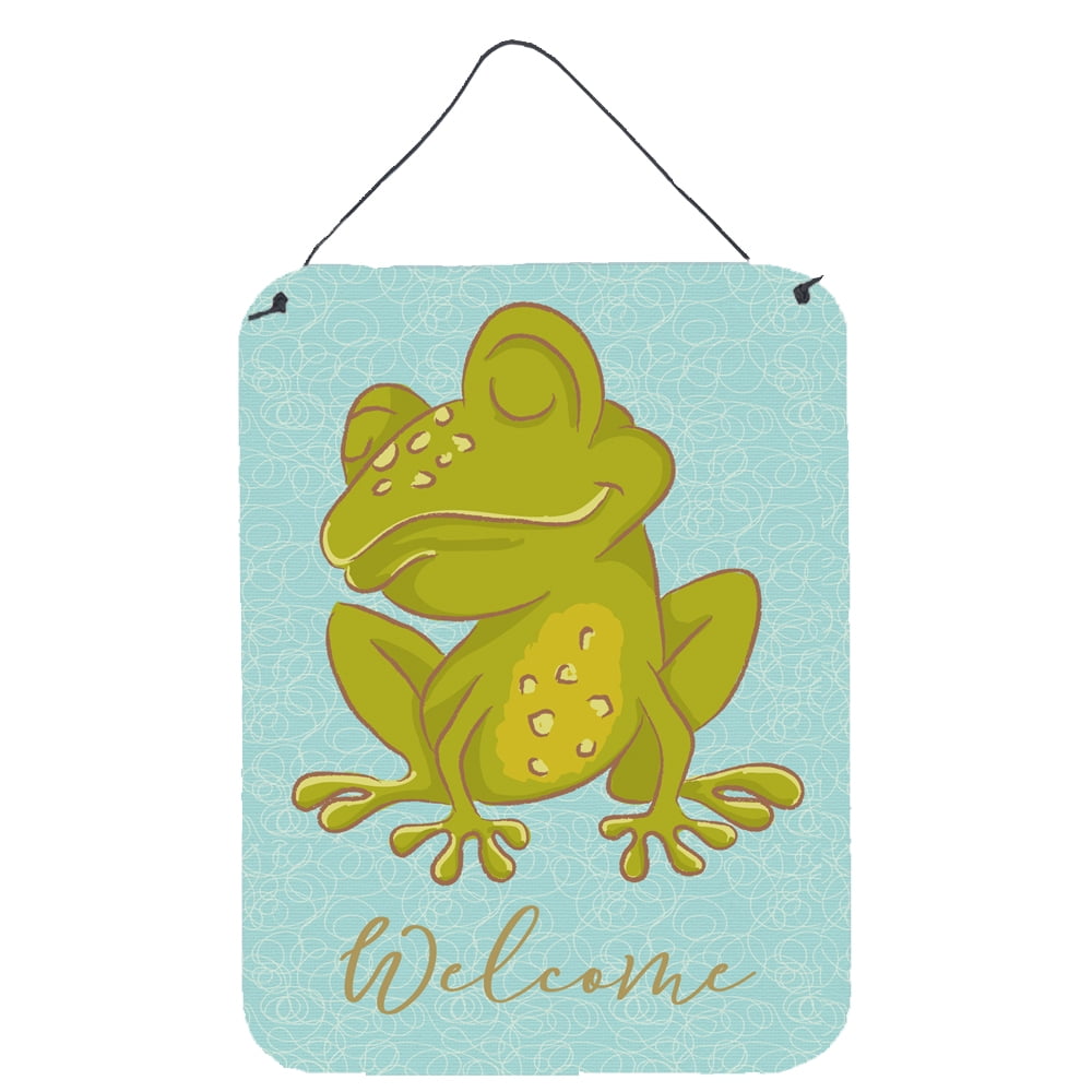BB8564DS1216 Frog Welcome Wall or Door Hanging Prints