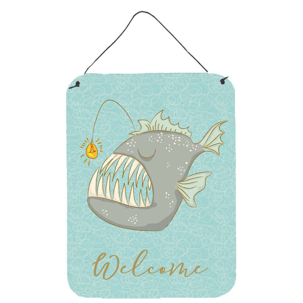 Frog Fish Welcome Wall or Door Hanging Prints
