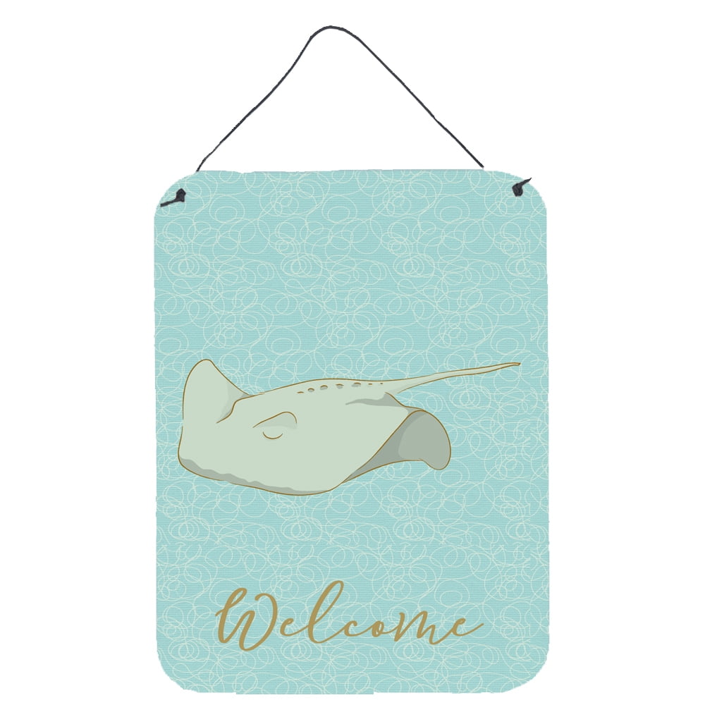 BB8571DS1216 Sting Ray Welcome Wall or Door Hanging Prints