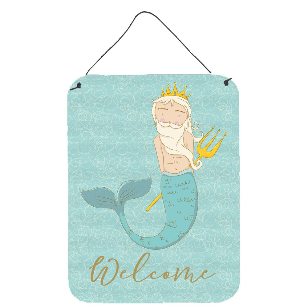 Neptune Merman Welcome Wall or Door Hanging Prints