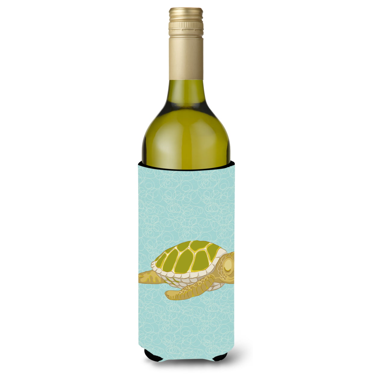 Picture of Carolines Treasures BB8570LITERK Sea Turtle Wine Bottle Beverge Insulator Hugger
