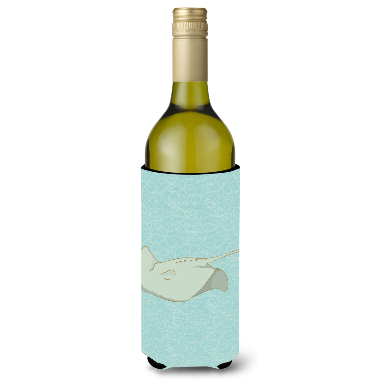 Picture of Carolines Treasures BB8571LITERK Sting Ray Wine Bottle Beverge Insulator Hugger
