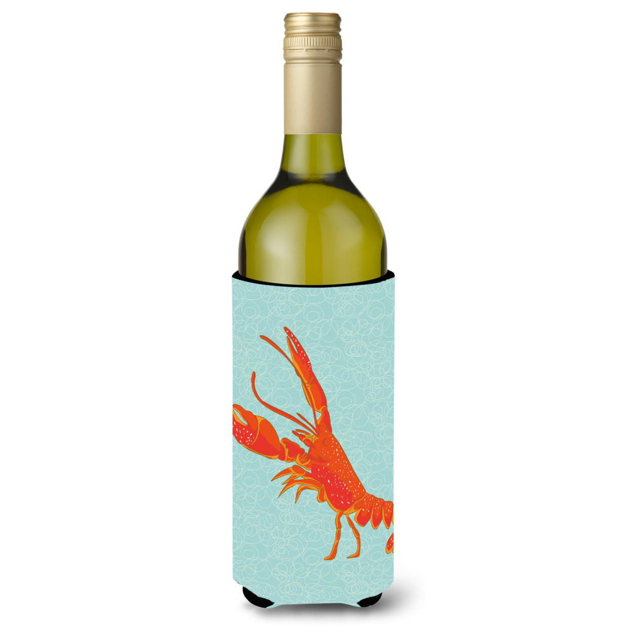 Picture of Carolines Treasures BB8585LITERK Lobster Wine Bottle Beverge Insulator Hugger