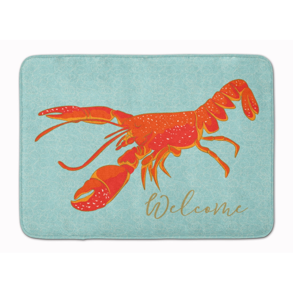 Lobster Welcome Machine Washable Memory Foam Mat
