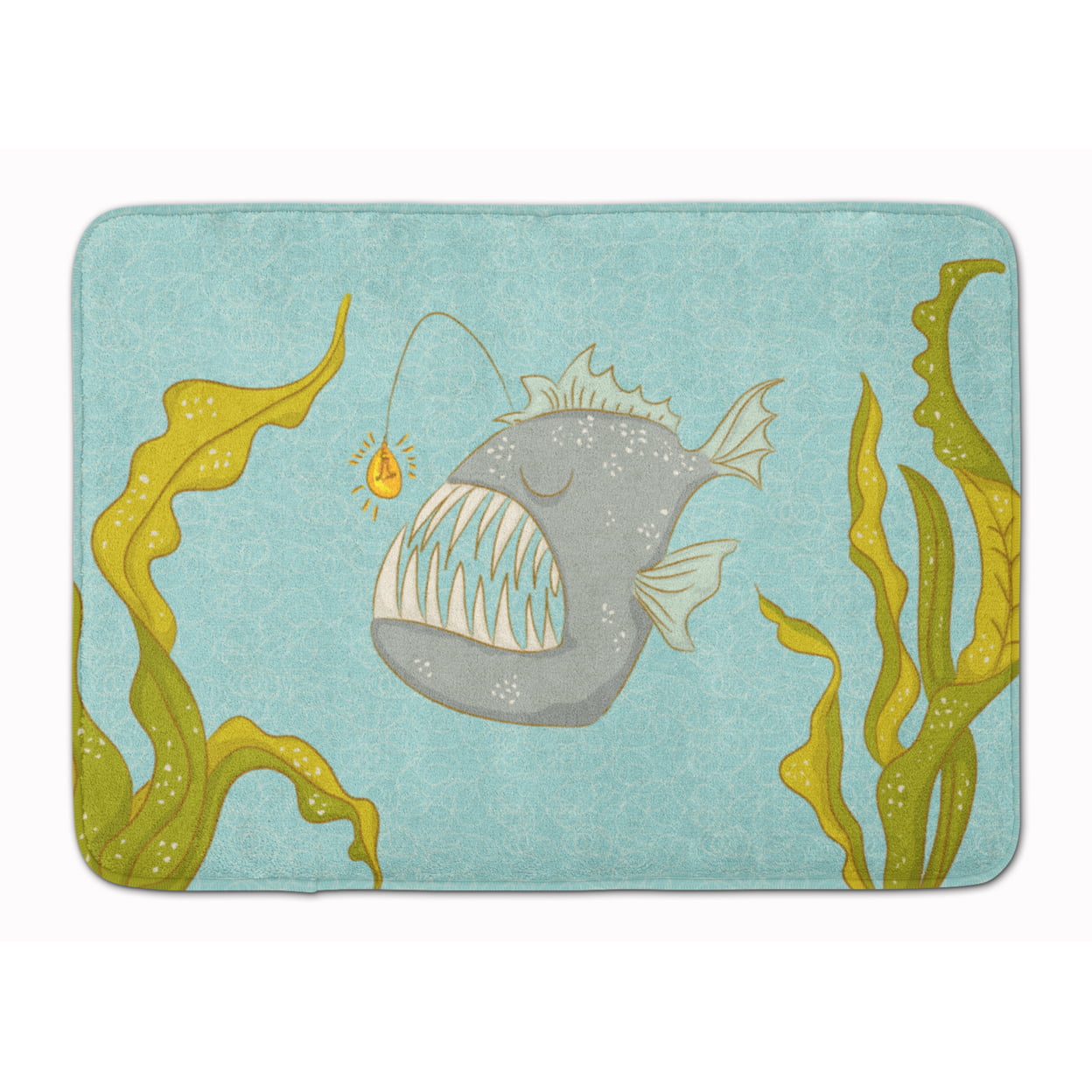 BB8541RUG Frog Fish Machine Washable Memory Foam Mat