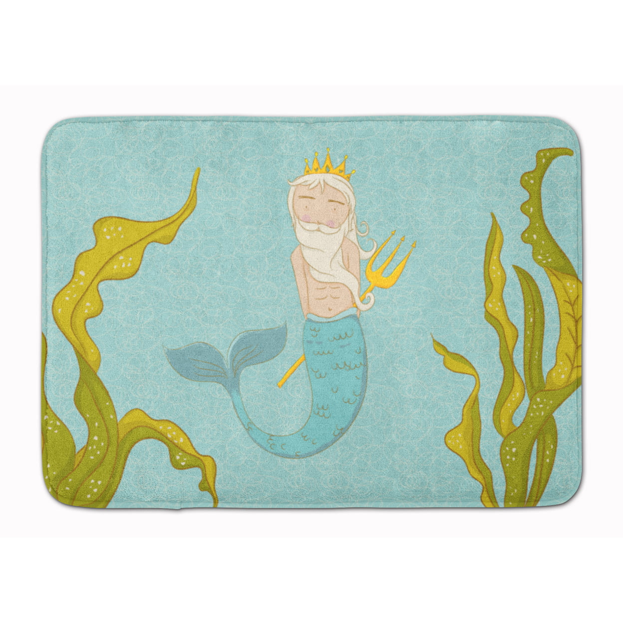 BB8542RUG Neptune Merman Machine Washable Memory Foam Mat