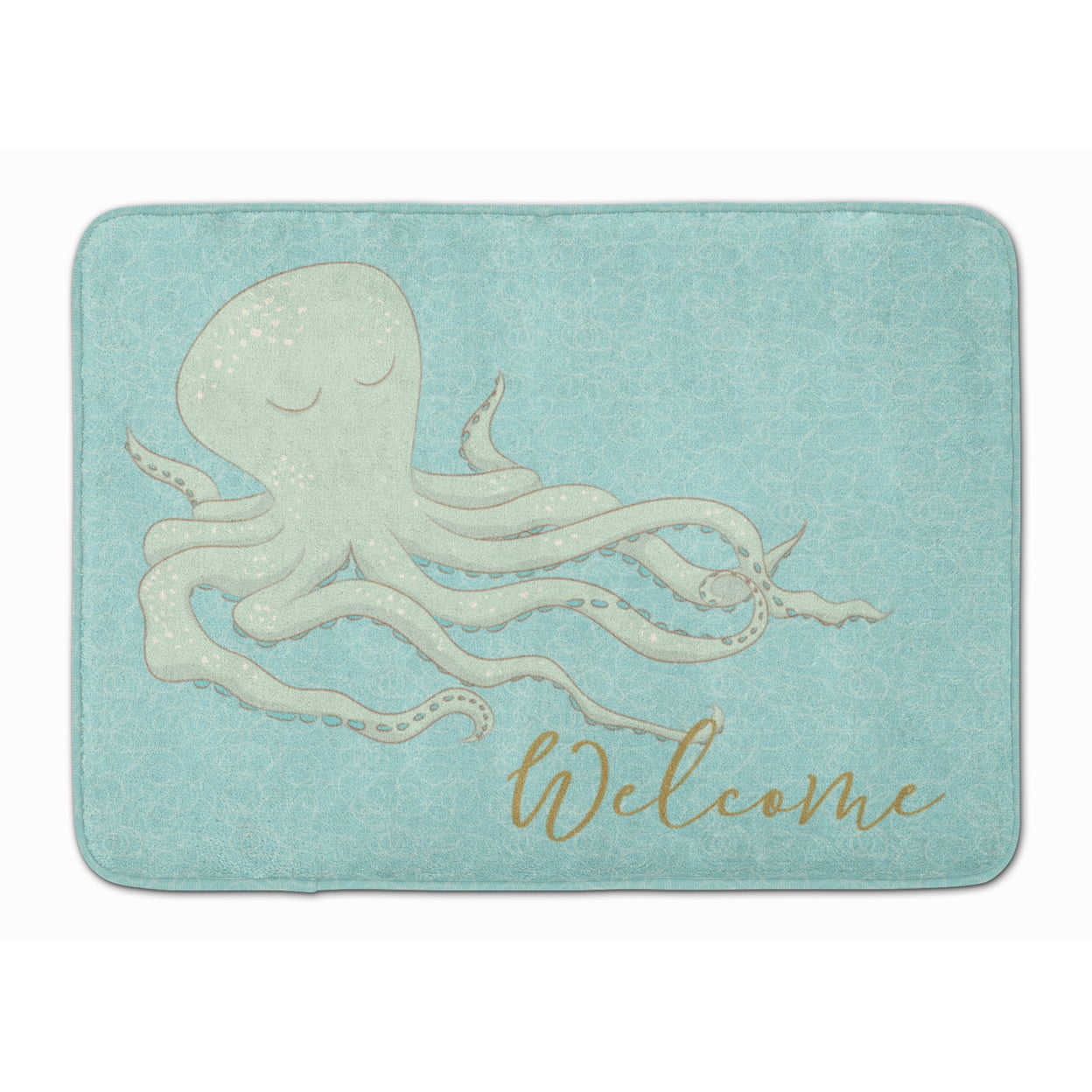 Octopus Welcome Machine Washable Memory Foam Mat - Multi