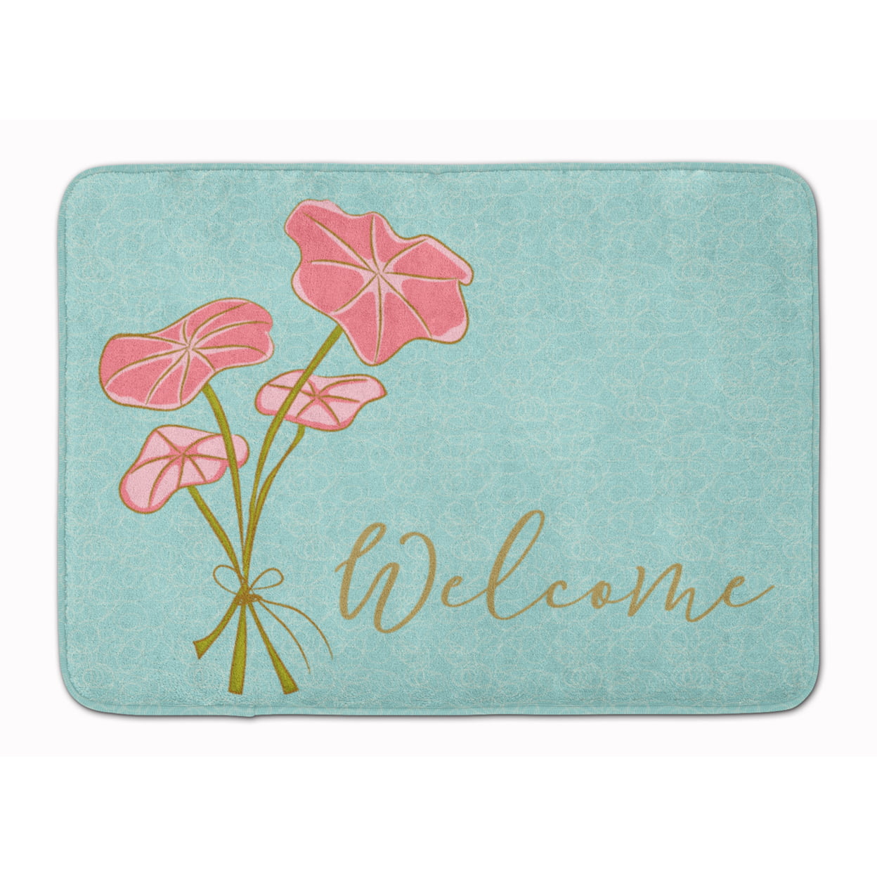 Bunch of Flowers Welcome Machine Washable Memory Foam Mat - Multi
