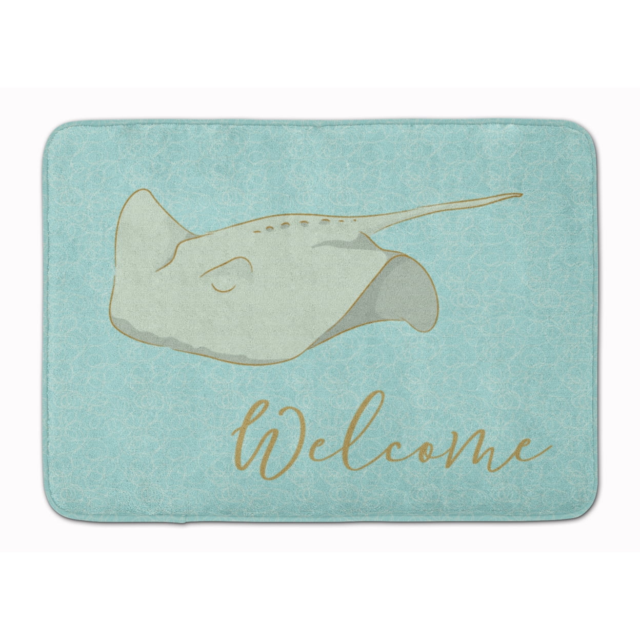 BB8561RUG Sting Ray Welcome Machine Washable Memory Foam Mat