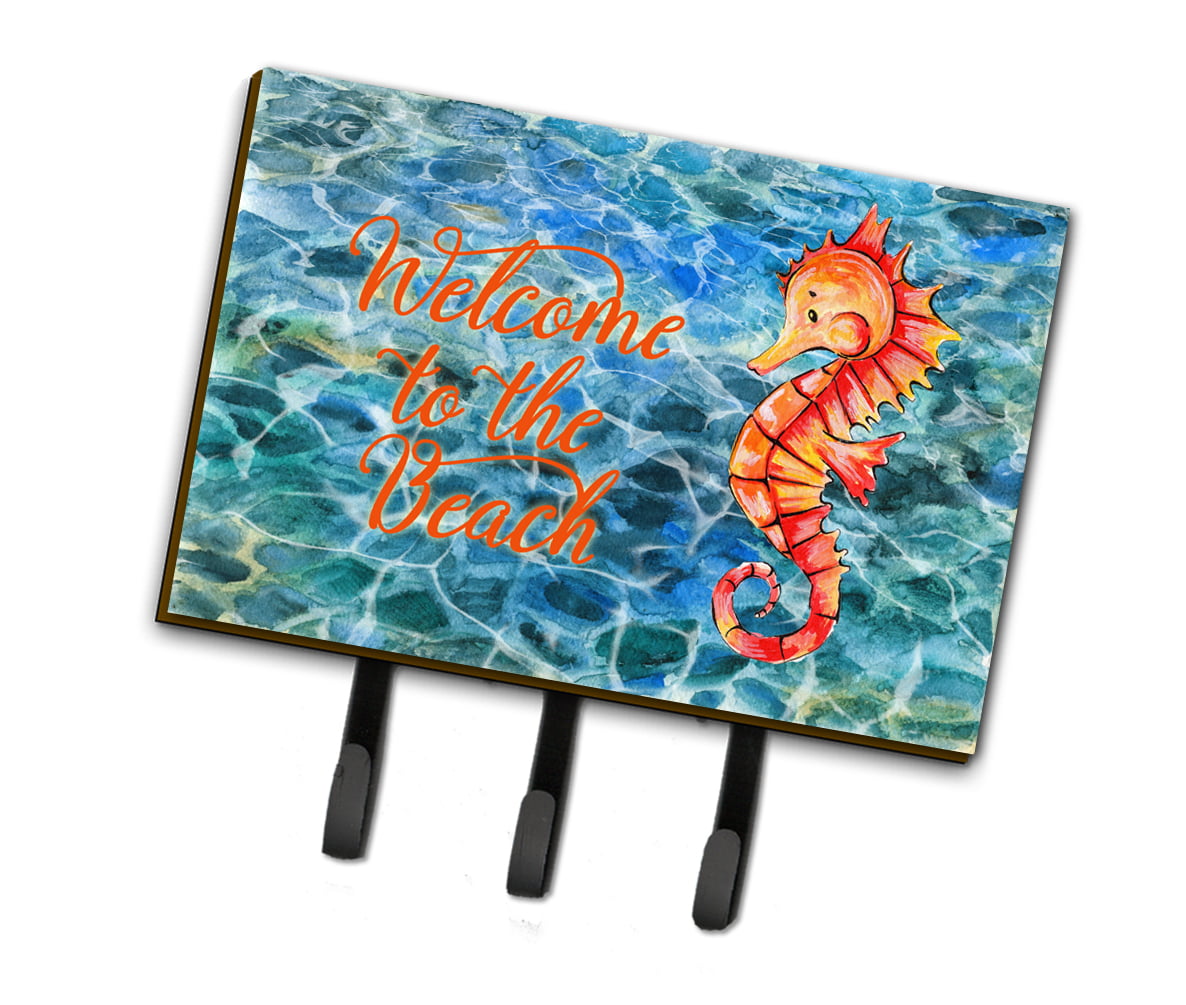 BB8519TH68 Seahorse Welcome Leash or Key Holder