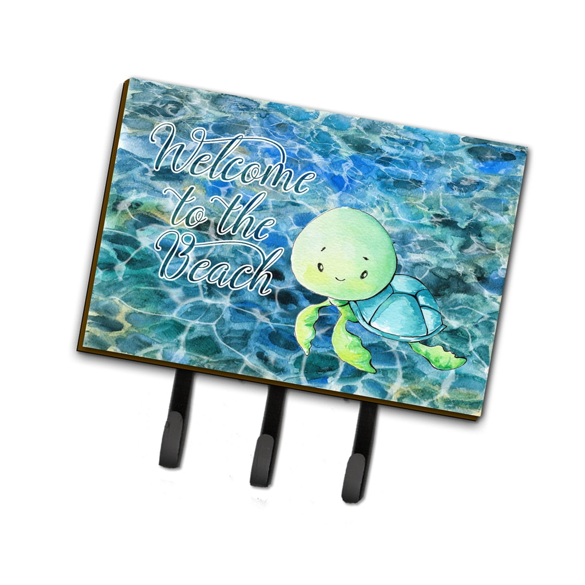 BB8520TH68 Sea Turtle Welcome Leash or Key Holder