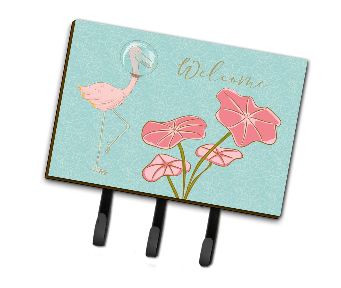 Flamingo Welcome Leash or Key Holder
