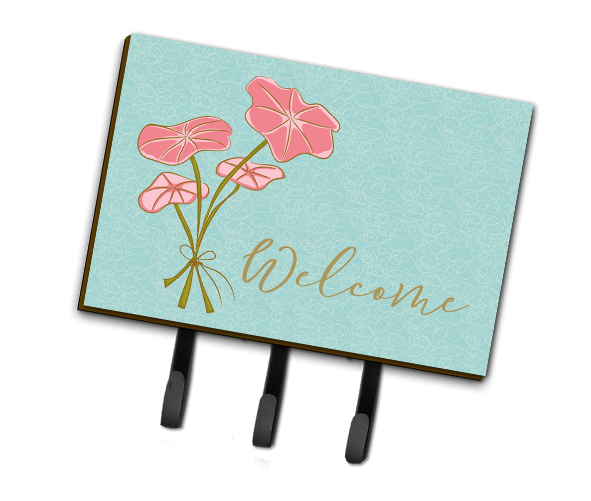 Bunch of Flowers Welcome Leash or Key Holder