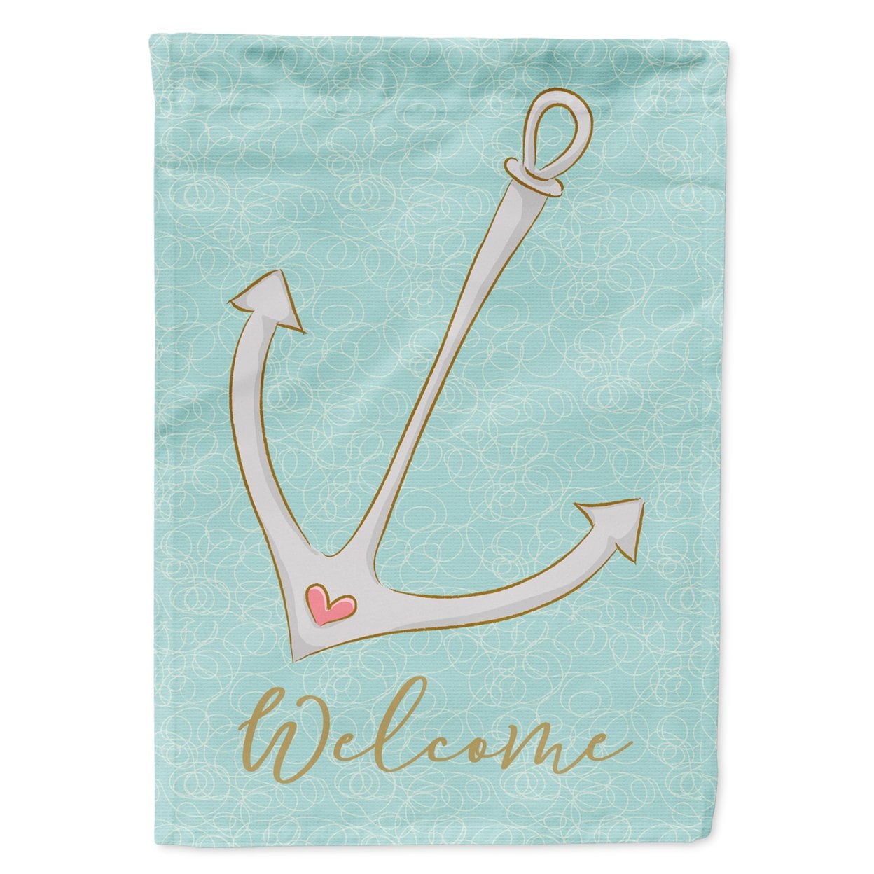 BB8566GF Anchor Welcome Flag Garden Size