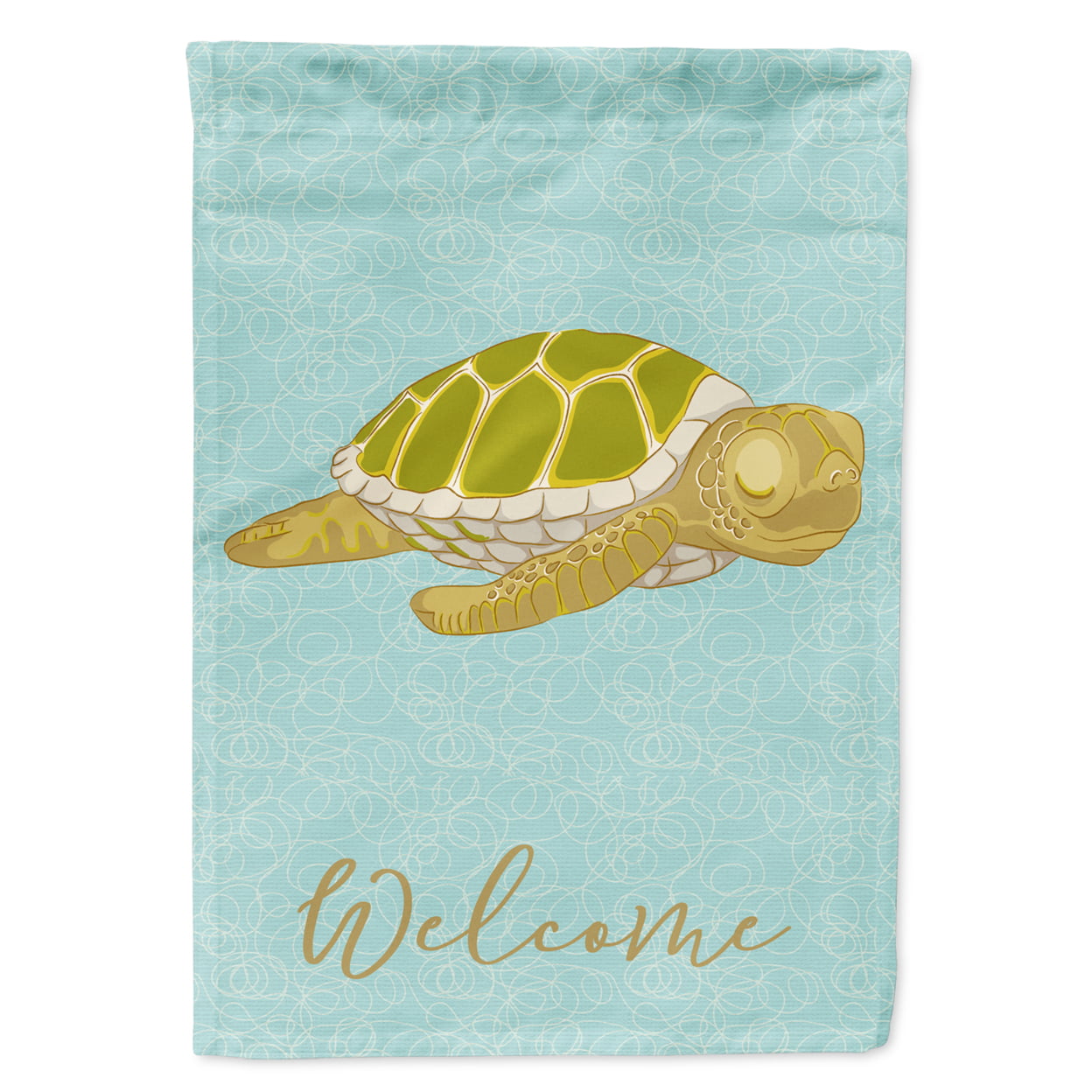 BB8570GF Sea Turtle Welcome Flag Garden Size