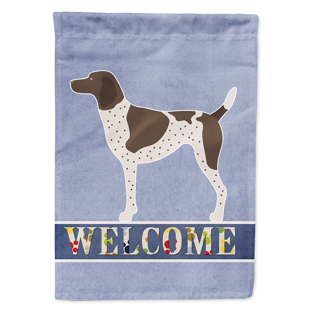 BB8283CHF German Shorthaired Pointer Welcome Flag Canvas House Size