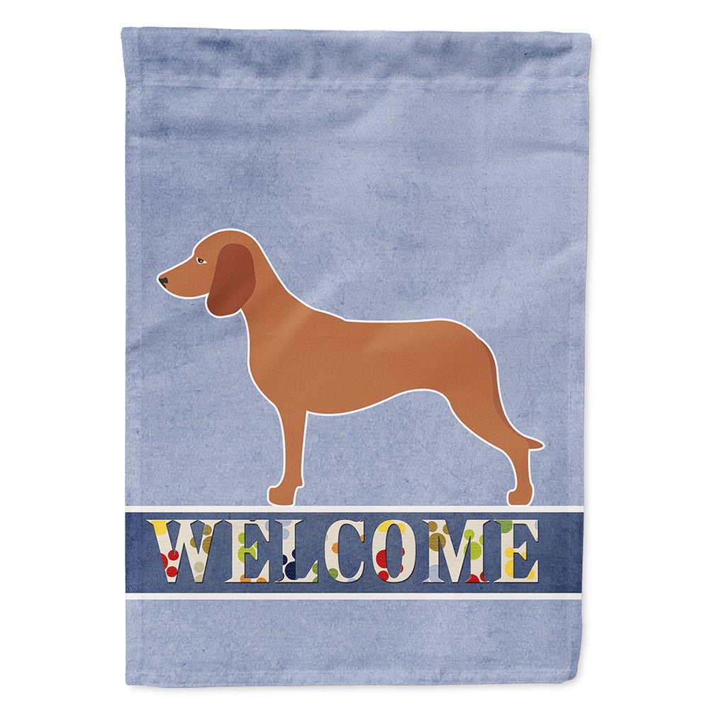 Bavarian Mountian Hound Welcome Flag Canvas House Size